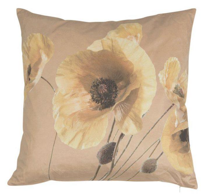 Kuddfodral Vallmo lin sammet  shabby chic lantlig stil Gårdsromantik