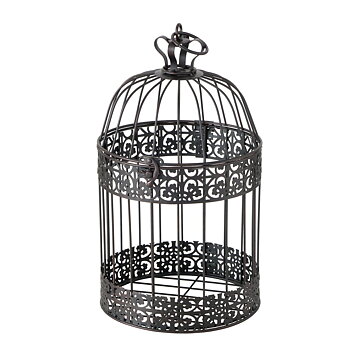Birdcage interior throw whimsical lace shabby chic country style French country style Farm romance