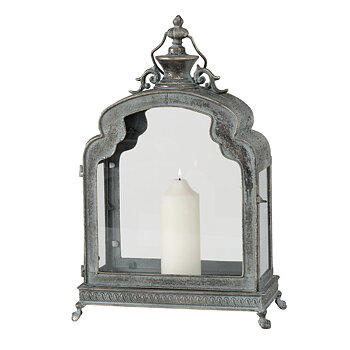 Lykta lanterna antik stor shabby chic lantlig stil Gårdsromantik