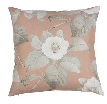 Kuddfodral Flower rosa shabby chic lantlig stil Gårdsromantik