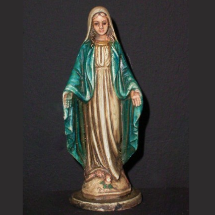 Madonna antik-patinerad turkos fransk lantstil shabby chic