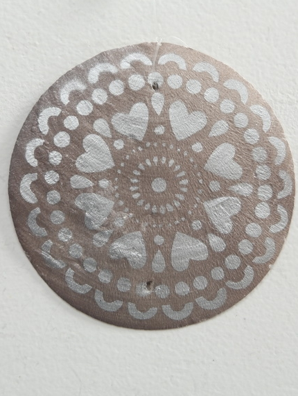 Snäckskal dekorativt hänge shabby chic lantlig stil - 3