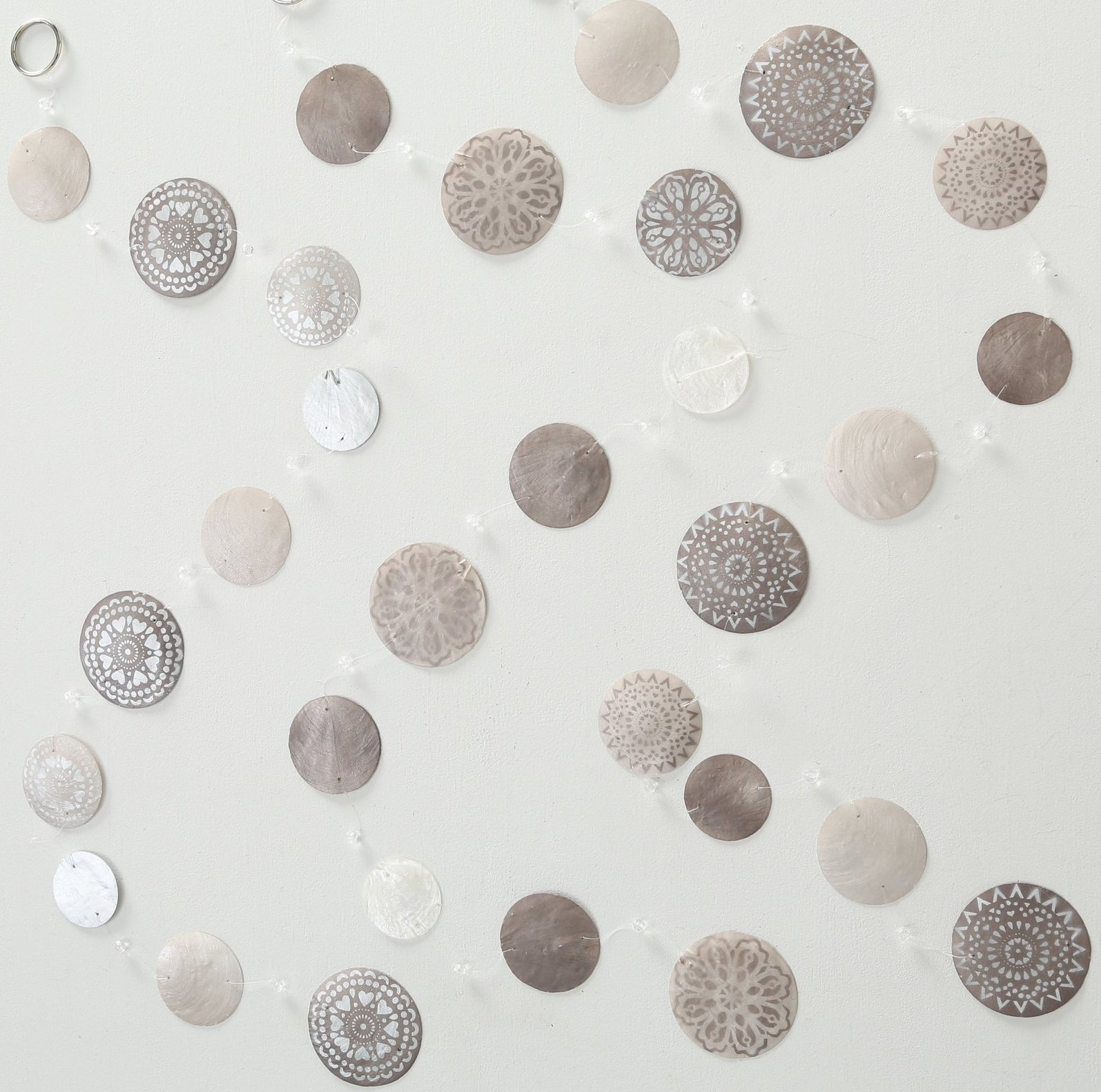 Snäckskal dekorativt hänge shabby chic lantlig stil - 2