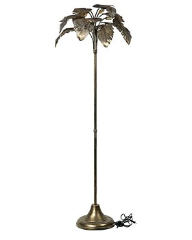 Golvlampa palmblad art deco stil - endast avhämtning.