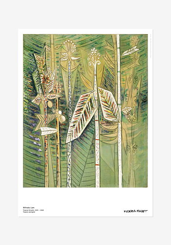 Poster, Wifredo Lam, Tropisk växtlighet