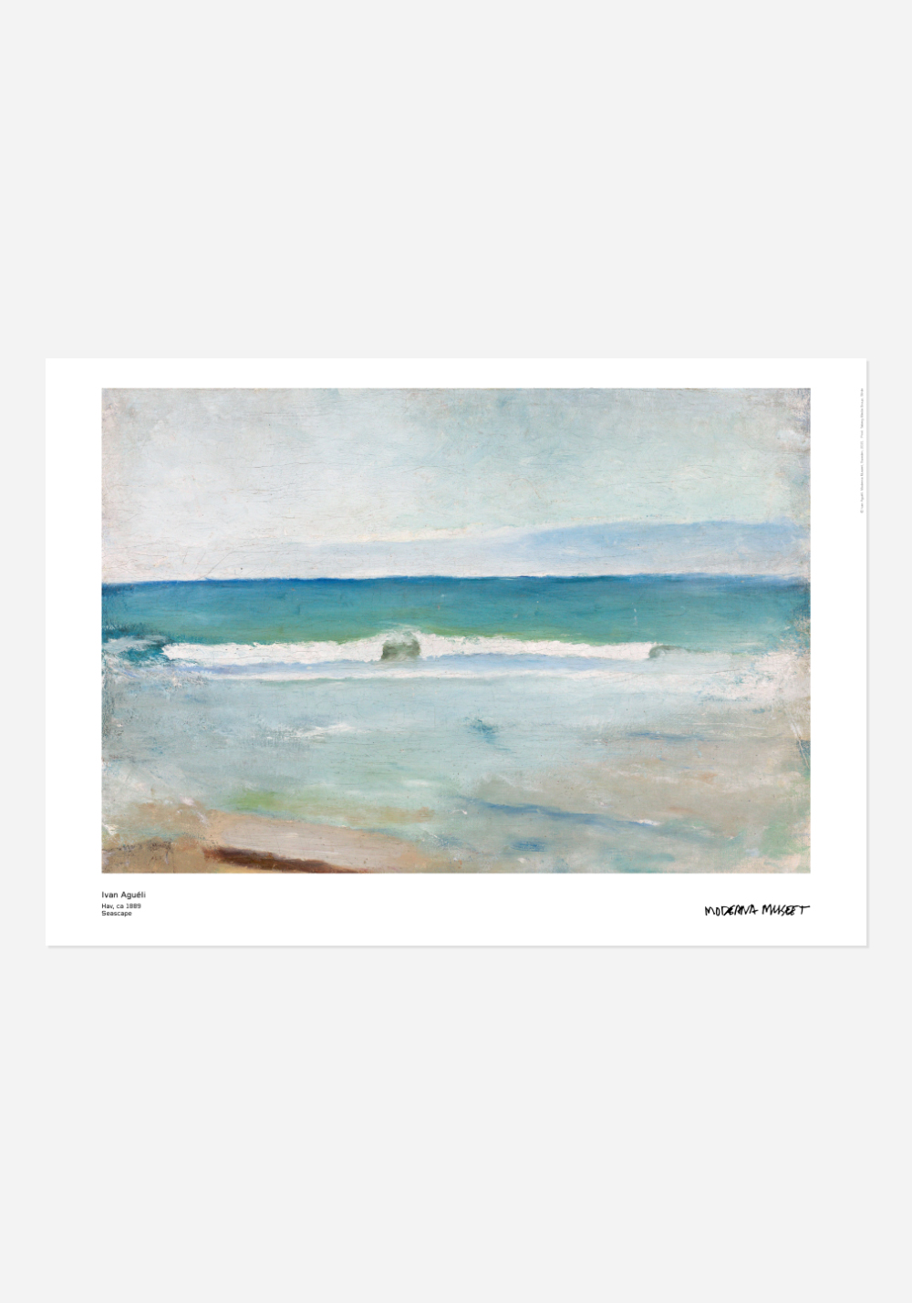 Poster, Ivan Aguéli, Seascape - Moderna Museet's Shop Poster, Ivan Aguéli, Seascape - Moderna Museet's Shop