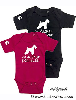 Baby Body Jag älskar Schnauzer