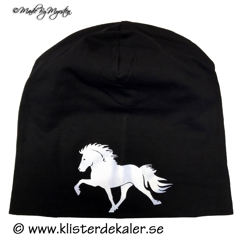 Hat reflective Icelandic horse