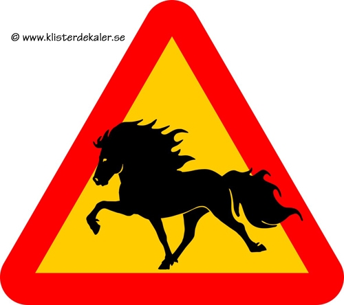 Warning triangle Tölt 