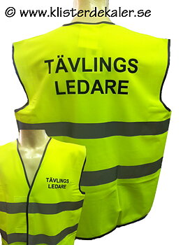Reflexväst Tävlingsledare
