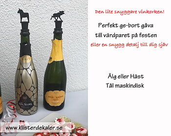 Vinkork Älg och Häst