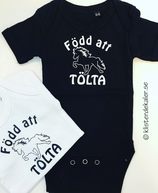 Baby body Född att TÖLTA  6-12 mån - 2
