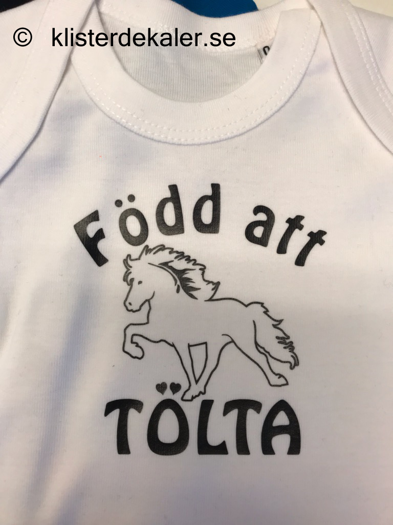 Baby body Född att TÖLTA  6-12 mån - 3