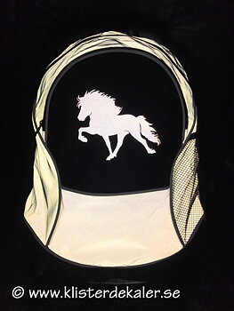 Backpack reflective Icelandic Horse