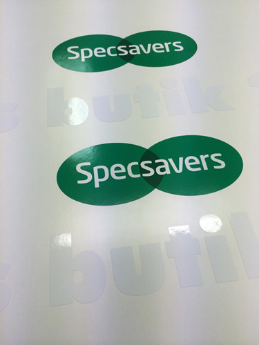 Fönsterdekor till Specsavers