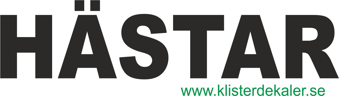 Transport decal HÄSTAR