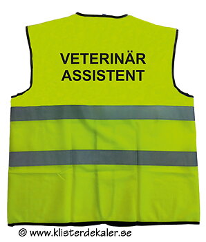 Reflexväst VETERINÄR ASSISTENT