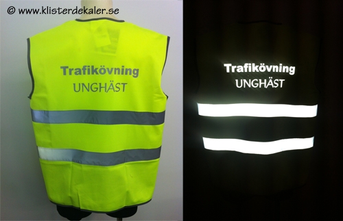 Reflexväst Trafikövning UNGHÄST