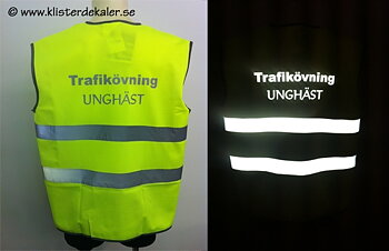 Reflexväst Trafikövning UNGHÄST