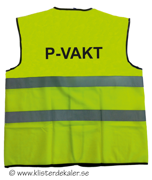 Reflexväst P-VAKT