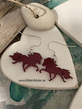 Earrings Icelandic horses 