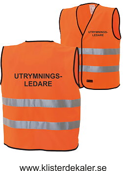 Reflexväst UTRYMNINGS- LEDARE