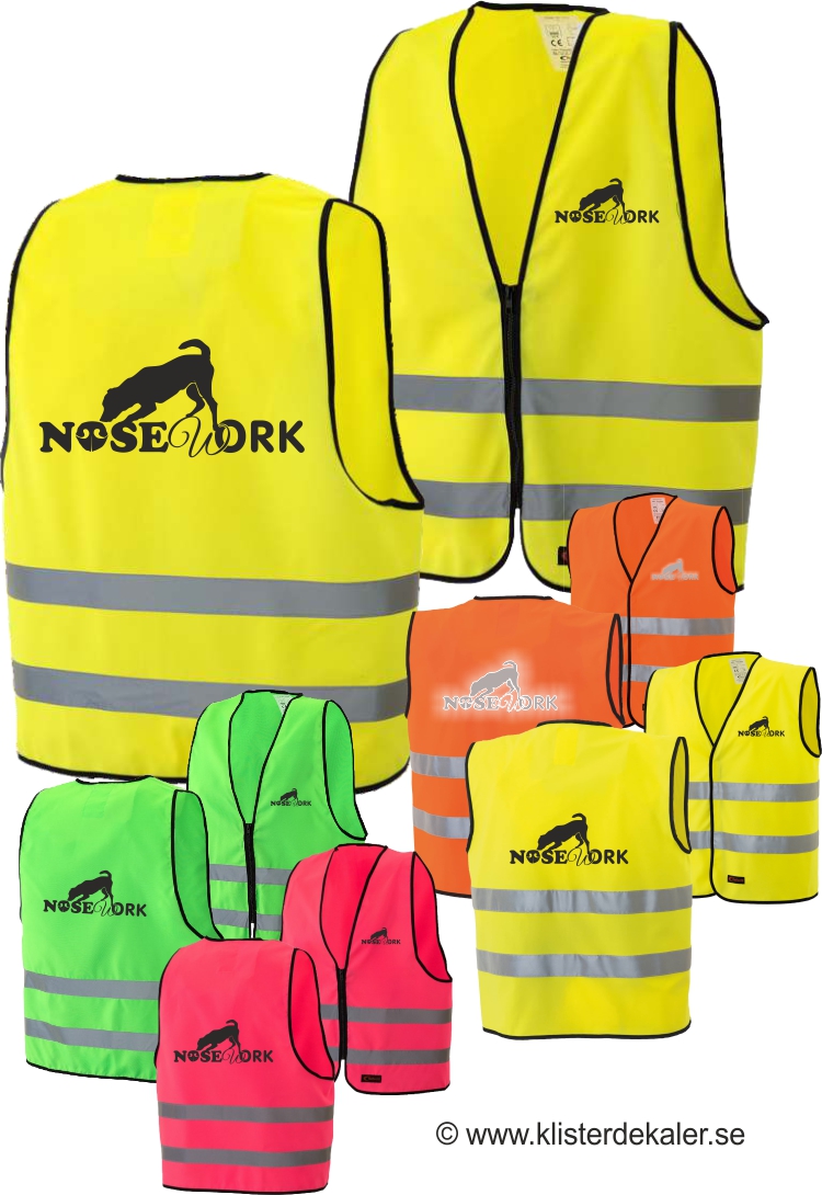 Reflective vest NOSE WORK