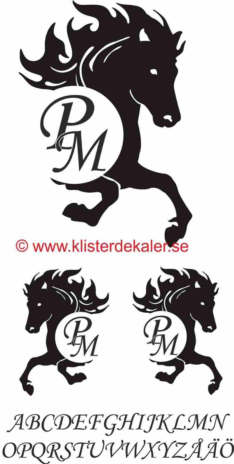 Horse +initials