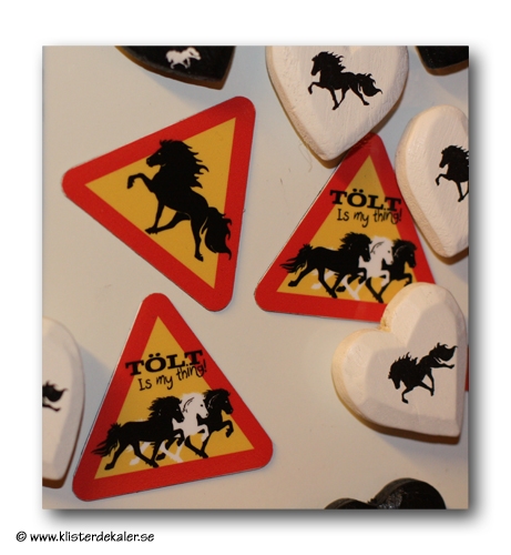 Frigde magnet 7 Icelandic Horses - 2
