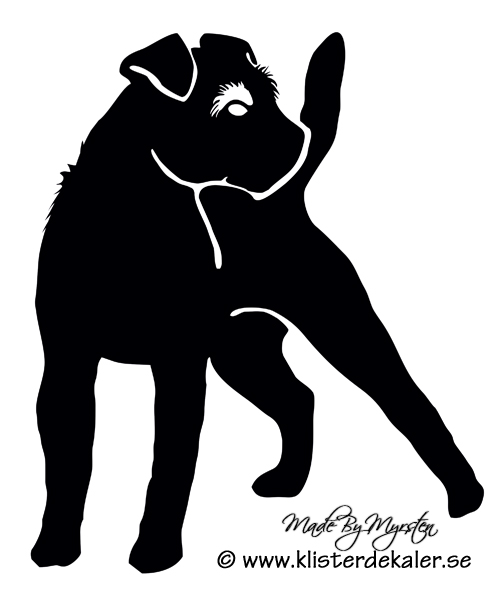 Border Terrier decal