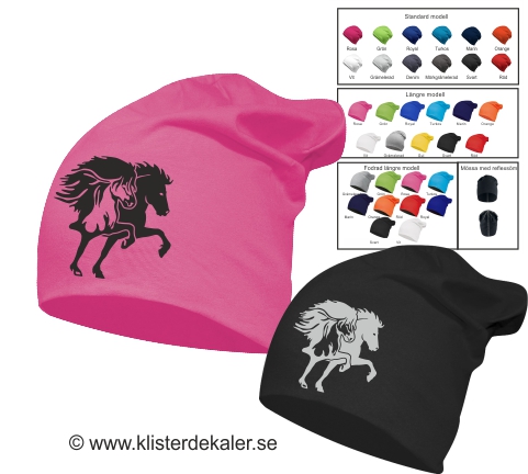 Hat Horse in reflextive print