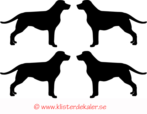 Miniatyrer 4-pack Labrador