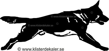 Bildekal Schäfer in action