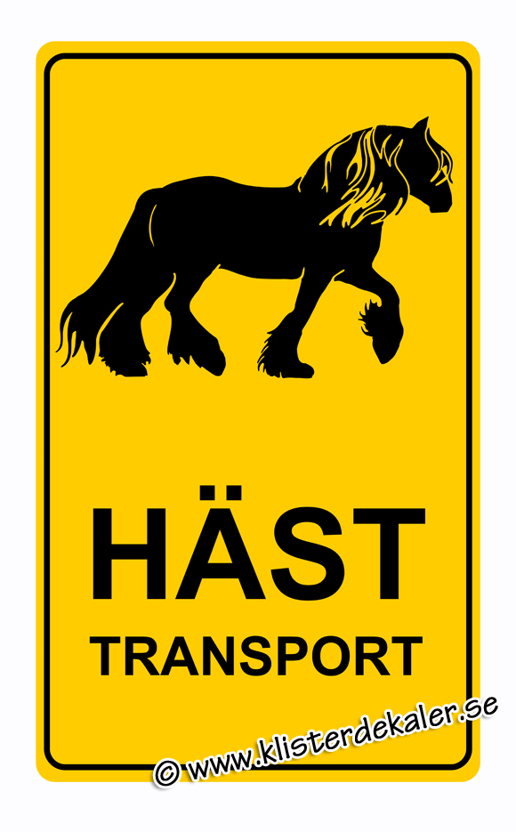 Transportdekal 30x50 Tinker - Irish Cob