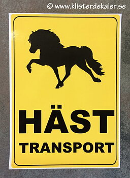 Transport decal TÖLT A4
