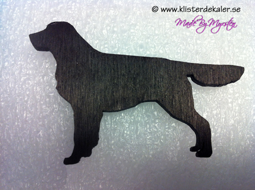 Contour cut Golden Retriever magnet - 2