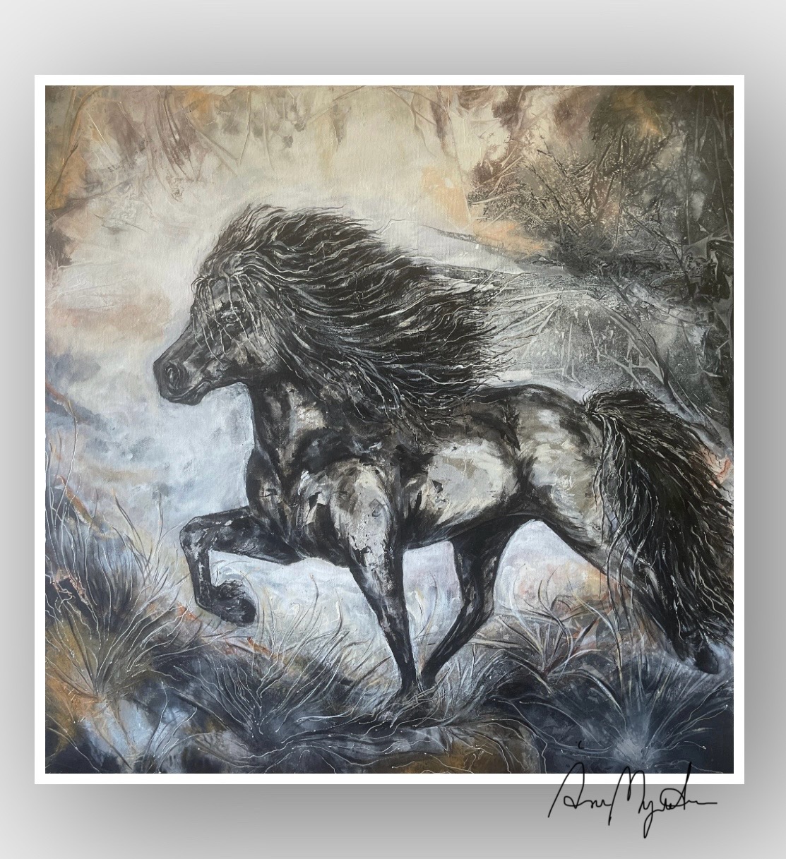 Fine Art Print "Wisdom" 50x50 cm