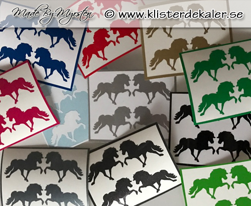 Miniature 4-pack icelandic horse - 2