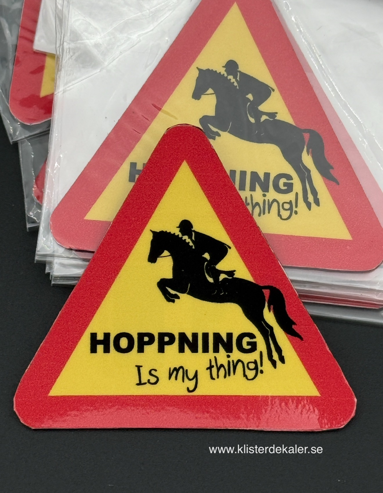 Kylskåpsmagnet Hoppning is my thing!