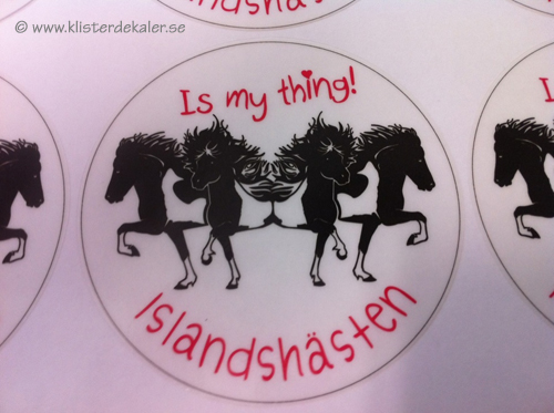 Stickers 4 Icelandic horses - 2