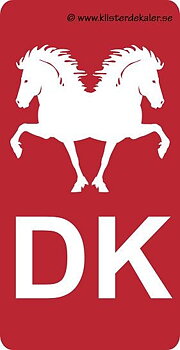 Bildekal, Danmark Islandshäst