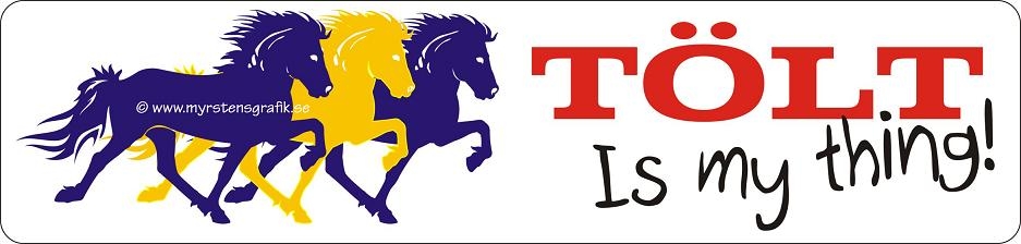 Triple 7 Tölt is my thing sticker - 2