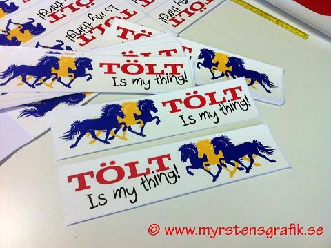 Triple 7 Tölt is my thing sticker