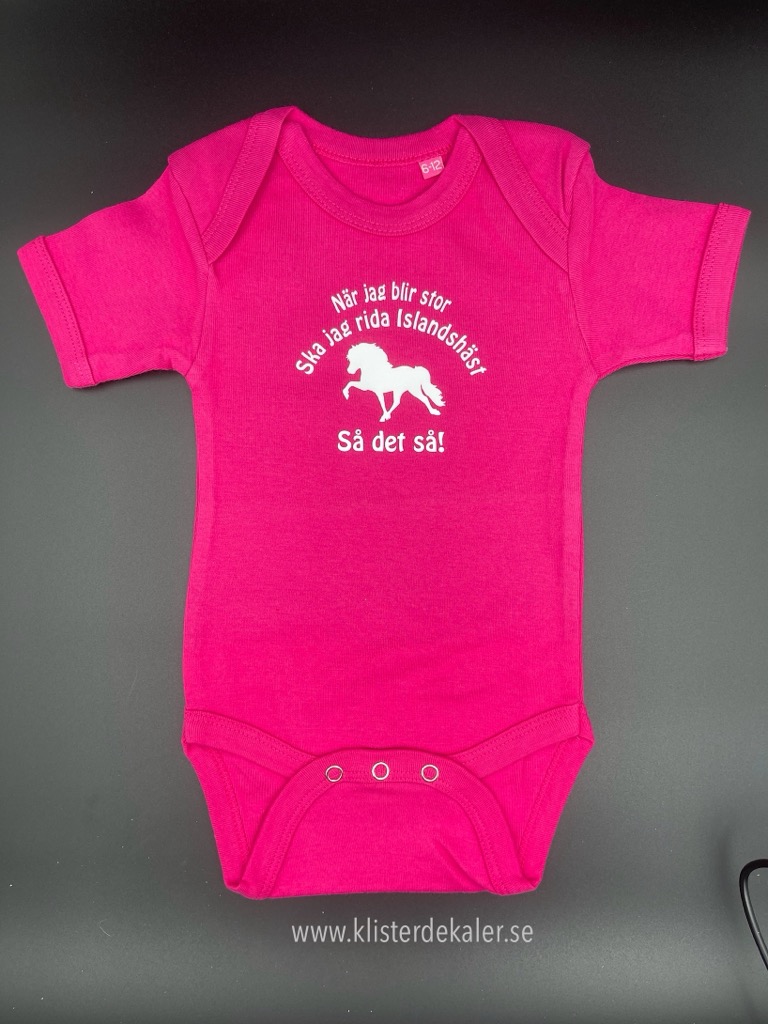 Baby Body Icelandic horse 6-12 month - 2