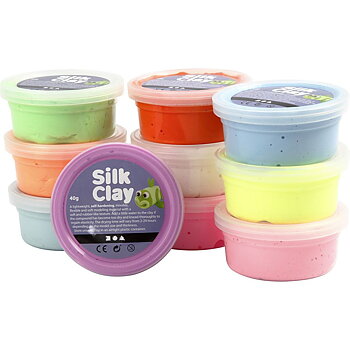 Silk Clay®, Basic 1, 10x40g