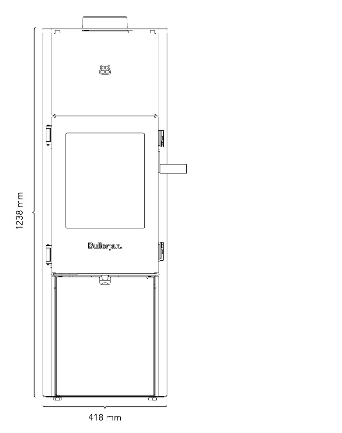 BULLERJAN B² flex BOX  -  STEEL  5 kW - 2