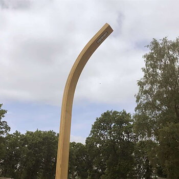 Gatubelysning STRADA Timberlab av Accoya