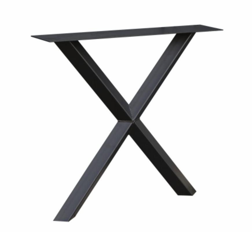 Table Frame -   CROSS OBLIQUE BASE