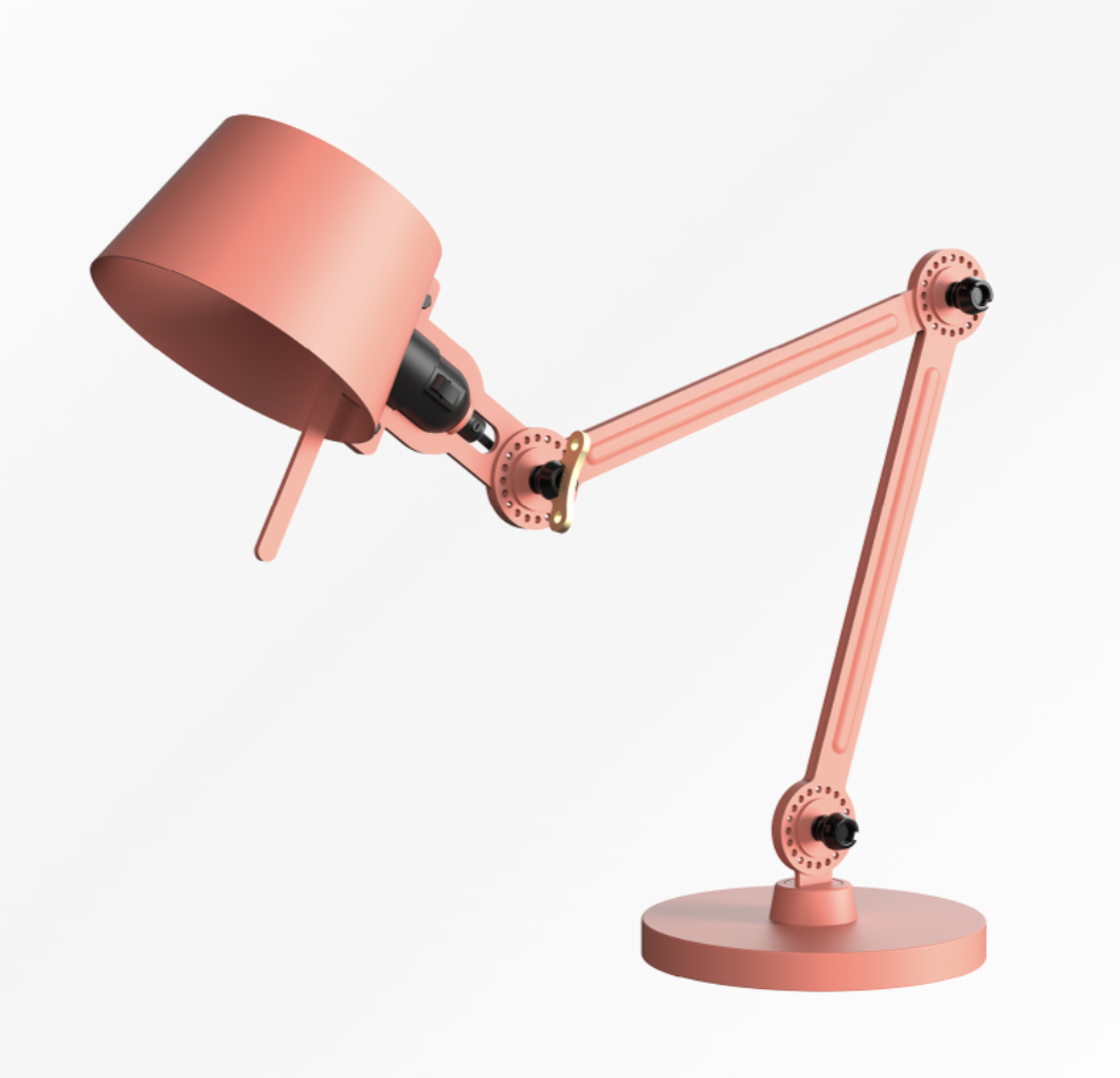 TONONE - BOLT 2-ARM DESK LAMP - DAYBREAK ROSE