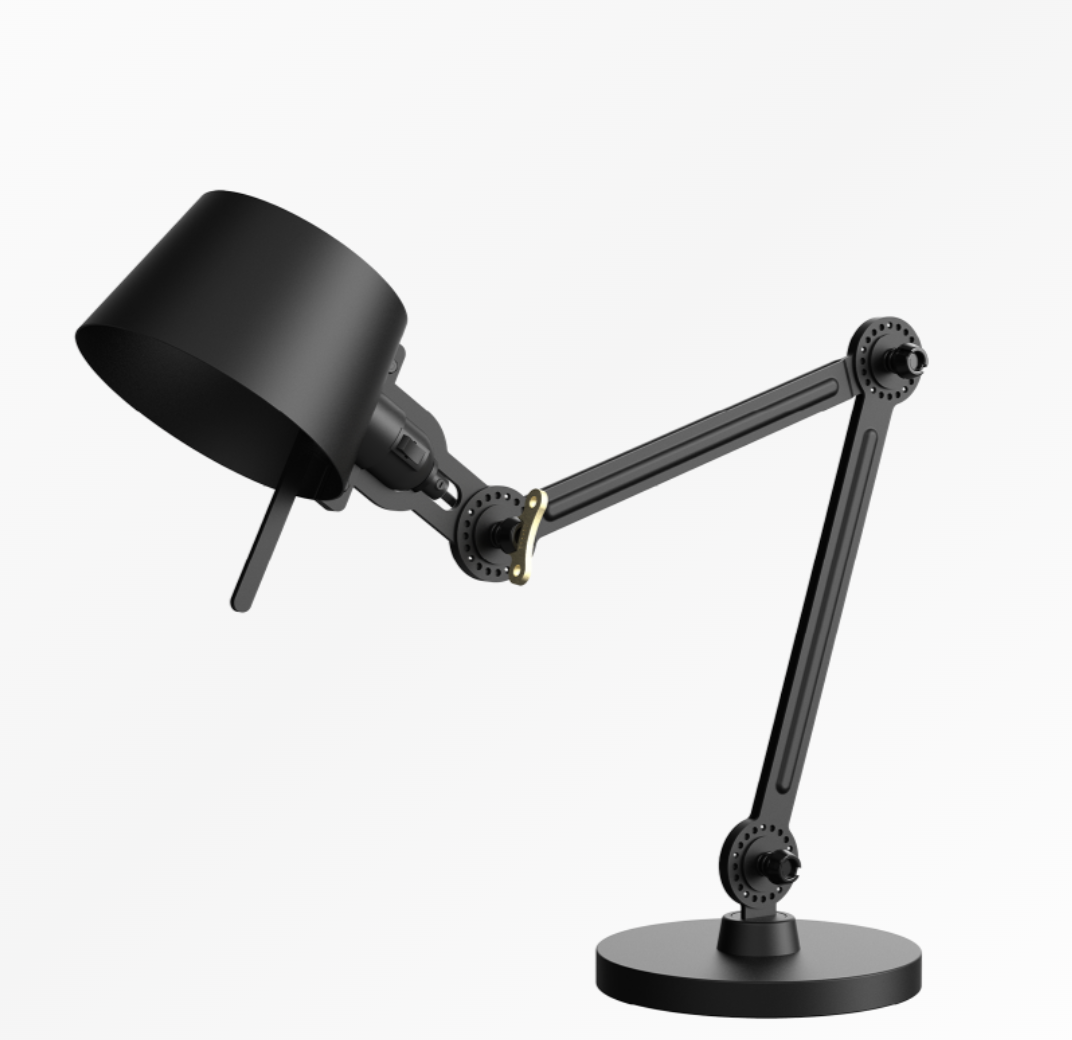 TONONE - BOLT 2-ARM DESK LAMP - SMOKEY BLACK